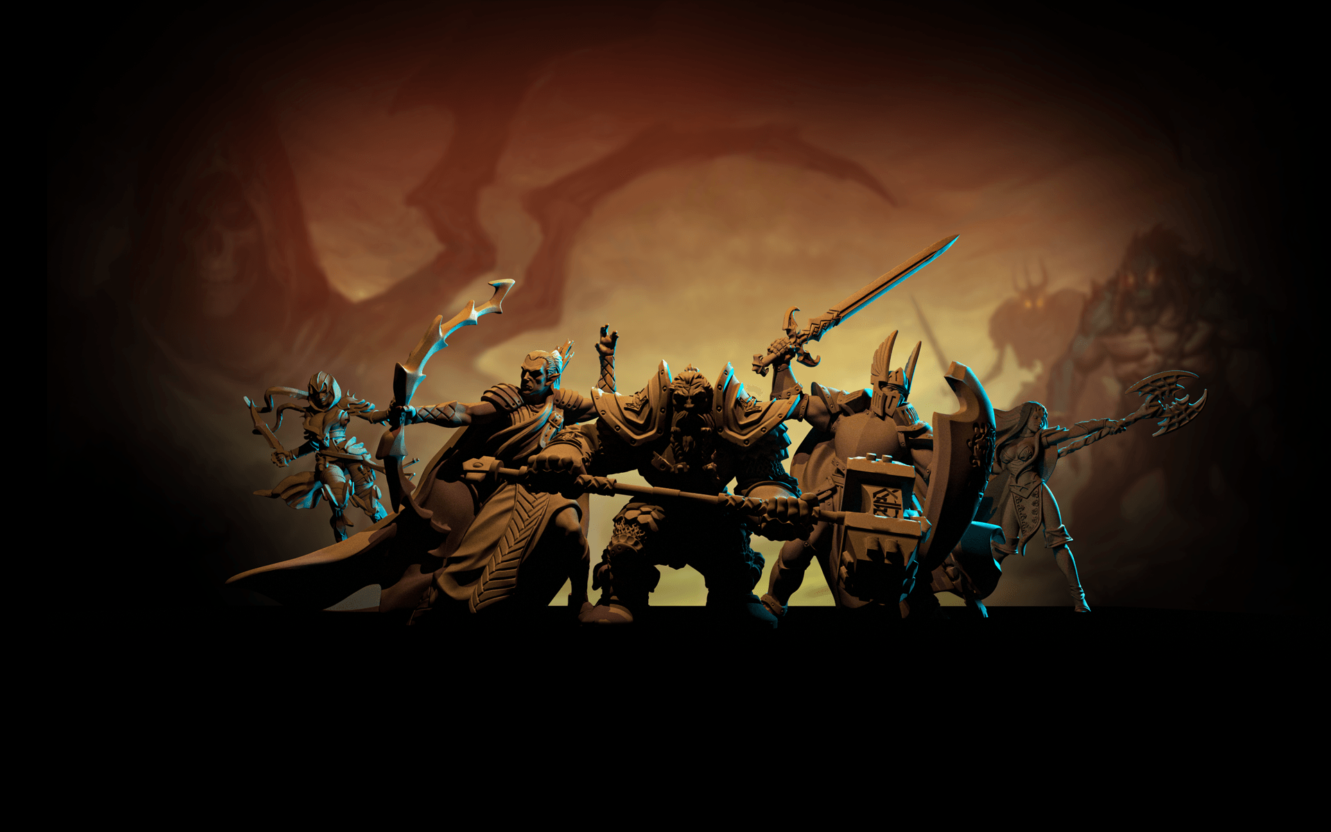 Teburu Dungeon: Sword & Sorcery Background